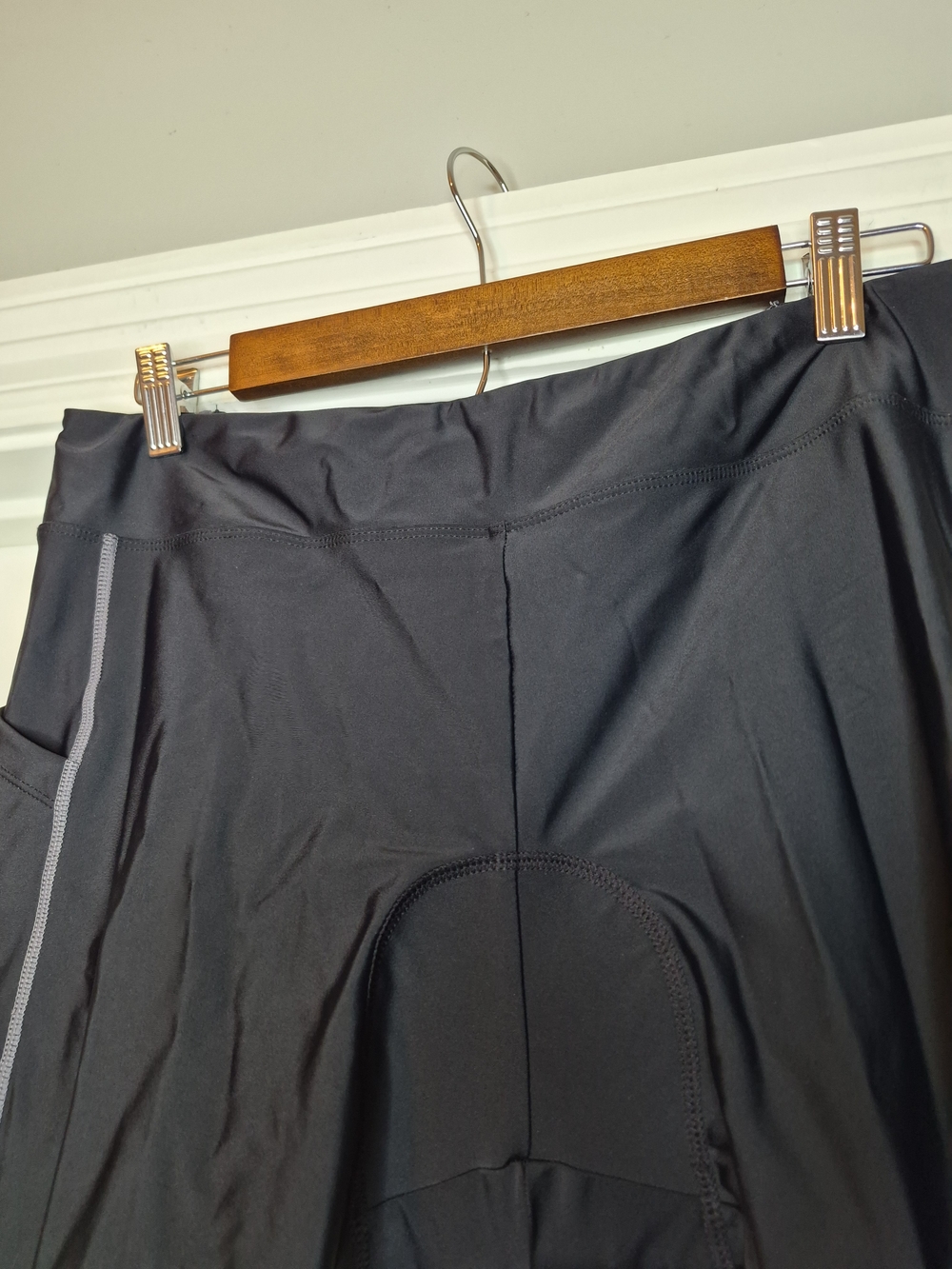 Bikewa Black Athletic Cycling Capri Pants Xl 4D Padded - Picture 4 of 14